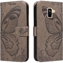 Colorful Shop Samsung Galaxy A6 Ayrılabilir El Kayışı Yüksek Kaliteli Deri Için Flip Case (Yurt Dışından)