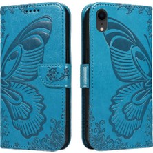 Colorful Shop IPhone Xr Yüksek Kaliteli Deri Kredi Kartı Yuvası El ile Flip Case (Yurt Dışından)