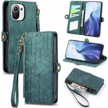 Colorful Shop Xiaomi 11 Için Flip Case Cüzdan Kılıf Darbeye Basit Iş (Yurt Dışından)