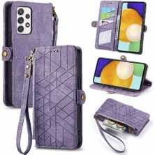 Colorful Shop Samsung Galaxy Için Flip Case A52S 5g Darbeye Kapak Kapak Basit Cüzdan (Yurt Dışından)