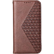 Colorful Shop Xiaomi 14 Için Flip Case Ultra El Kayışı Eşkenar Dörtgen Şekli Standı Günlük Kullanım (Yurt Dışından)