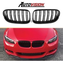 AutoVision Bmw 3 Serisi E92 Coupe Uyumlu Ön Panjur Seti M3 Böbrek 2010-2013