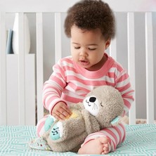 G-Xqte Su Samuru Müzikli Işıklı Peluş Oyuncak,pelüş Ayı Çocuklar Için Hediyeler,nefes Alan Su Samuru Oyuncağı, Yatıştırıcı Oyuncaklar (Yurt Dışından)
