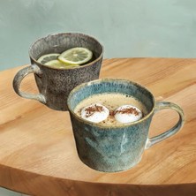 Lotin Latte Cappuccino Için Kulplu Icı Çay Bardağı (Yurt Dışından)