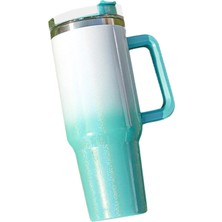 Lotin Dış Şil Için Kulplu Kapaklı 40OZ Tumbler (Yurt Dışından)