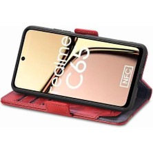 BDT Boutique Realme C65 Çok Renkli Ekleme Iş Cüzdan Çoklu Kart Için Flip Case (Yurt Dışından)