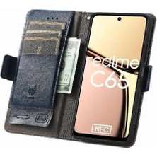 BDT Boutique Realme C65 Çok Renkli Ekleme Iş Cüzdan Çoklu Kart Için Flip Case (Yurt Dışından)