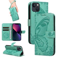 BDT Boutique Kredi Kartı Yuvası ile IPhone 13 Mini Yüksek Kalite Deri Için Flip Case (Yurt Dışından)