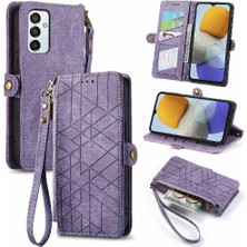 BDT Boutique Samsung Galaxy M23 5g Darbeye Deri Kılıf Için Flip Case Basit Flip (Yurt Dışından)