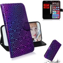 BDT Boutique Tecno Pova 6 Pro 5g Için Flip Case Kart Yuvası Standı Tutucu Glitter Renkli (Yurt Dışından)