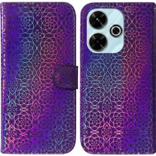 BDT Boutique Xiaomi Poco M6 4g Için Flip Case Standı Tutucu Premium Pu Deri Glitter (Yurt Dışından)