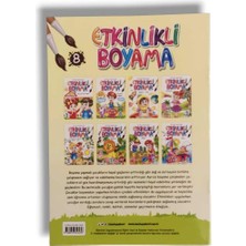 Etkinlikli Boyama Kitabı Okul Öncesi Programına Uygun + 12'li Tam Boy Kuru Boya Hediyeli