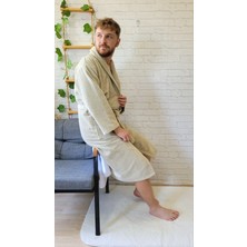 Alpar Tekstil Unisex Yumuşak Dokulu Mayer Bornoz- vizon