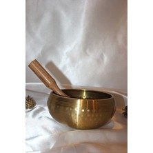 Rahan Pirinç Meditasyon Çanı Yoga Çanı Tibet Çanağı Singing Bowl 17 cm 7 Element Minderli