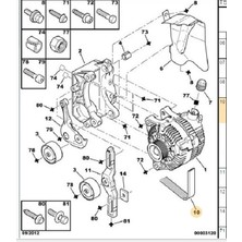 HUTCHINSON V Kayışı 405 306 Xsara 1.9 Dizel (6PK1130-5750.GE)