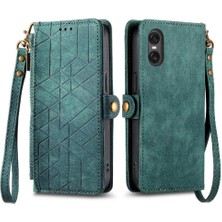 Mays Shop Sony Xperia 10 Vı Cüzdan Için Flip Case Basit Iş Darbeye Deri (Yurt Dışından)