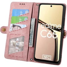 Mays Shop Realme C65 Flip Kapak Kılıf Için Flip Case Basit Iş Cüzdan (Yurt Dışından)