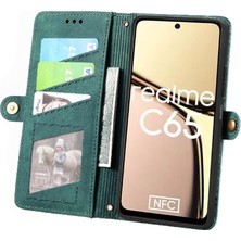 Mays Shop Realme C65 Flip Kapak Kılıf Için Flip Case Basit Iş Cüzdan (Yurt Dışından)