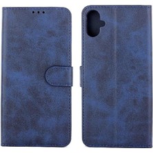 Mays Shop Samsung Galaxy A05 Için Filp Durumda Manyetik Kapatma Kart Tutucu Tam Pu (Yurt Dışından)