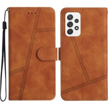 Mays Shop Samsung Galaxy Için Flip Case A52S 5g Cüzdan Pu Deri Kart Yuvaları Tutucu (Yurt Dışından)