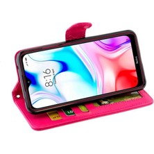 Mays Shop Xiaomi Redmi Için Flip Case 8 Kickstand Pu Deri Kart Tutucu Darbeye (Yurt Dışından)