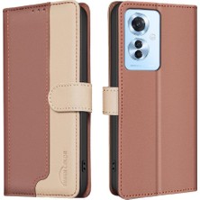 Mays Shop Oppo Oppo 11F 5g Kickstand Darbeye Tpu Iç Kabuk Kartı Için Flip Case (Yurt Dışından)