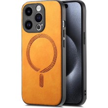 Mays Shop IPhone 15 Için Flip Case Pro Kablosuz Şarj Ince Hafif Magsafe Araba (Yurt Dışından)