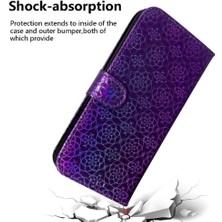 Mays Shop Huawei Nova 12 Pro Için Flip Case Glitter Renkli Premium Pu Deri Kart (Yurt Dışından)