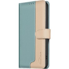 Mays Shop Tecno Pop 8 Kickstand Flip Folio Rfıd Engelleme Kart Yuvaları Için Flip Case (Yurt Dışından)