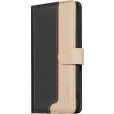 Mays Shop Tecno Pop 8 Kickstand Flip Folio Rfıd Engelleme Kart Yuvaları Için Flip Case (Yurt Dışından)