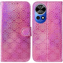 Mays Shop Huawei Nova 12 Pro Için Flip Case Glitter Renkli Premium Pu Deri Kart (Yurt Dışından)