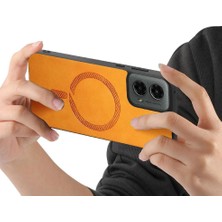 Mays Shop Motorola Moto G 2024 Kablosuz Şarj Için Flip Case Hafif Ince Araba (Yurt Dışından)