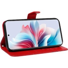 Mays Shop Kredi Kartı Yuvası ile Oppo Credit 11F 5g Yüksek Kaliteli Deri Için Flip Case (Yurt Dışından)