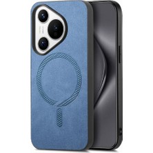 Mays Shop Huawei Pura 70 Magsafe Araba Mounts Için Flip Case Hafif Kablosuz Ince (Yurt Dışından)