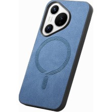 Mays Shop Huawei Pura 70 Magsafe Araba Mounts Için Flip Case Hafif Kablosuz Ince (Yurt Dışından)