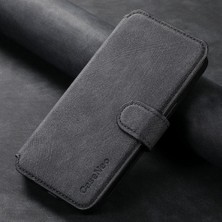 Mays Shop IPhone 15 Için Flip Case Cüzdan Retro Kart Standı Mıknatıs Koruyucu Malzeme (Yurt Dışından)