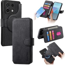 Mays Shop Xiaomi Redmi Not 13 Pro 4g Için Flip Case Cüzdan Retro Mıknatıs Koruyucu (Yurt Dışından)