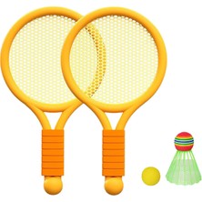 Noooar Çocuk Badminton Tenis Plaj Oyuncakları Turuncu Için Tenis (Yurt Dışından)
