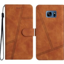 Mays Boutique Samsung Galaxy S7 Kart Yuvaları Tutucu Manyetik Tam Koruma Için Flip Case (Yurt Dışından)