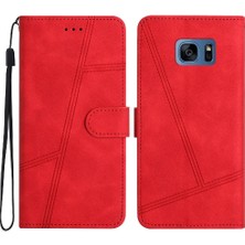 Mays Boutique Samsung Galaxy S7 Kart Yuvaları Tutucu Manyetik Tam Koruma Için Flip Case (Yurt Dışından)