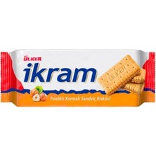 Ülker Ikram Fındık Kremalı Bisküvi 84 gr. (12'li)