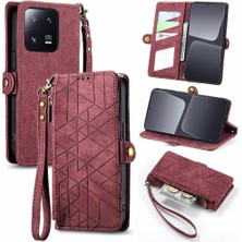 Mays Boutique Xiaomi 13 Pro Flip Kapak Için Flip Case Basit Iş Cüzdan Deri Kılıf (Yurt Dışından)