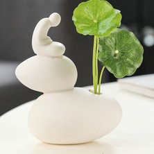 Weishuo Zen Tarzı Seramik Buda Heykeli Dekorasyon Topraksız Hediye (Yurt Dışından)