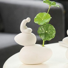 Weishuo Zen Tarzı Seramik Buda Heykeli Dekorasyon Topraksız Hediye (Yurt Dışından)