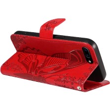 Mays Boutique IPhone 6 Için Flip Case Artı/6s Artı Kredi Kartı Yuvası ile Kabartmalı El (Yurt Dışından)