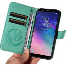 Mays Boutique Samsung Galaxy A6 Artı Kredi Kartı Yuvası Kabartmalı Yüksek Flip Case (Yurt Dışından)