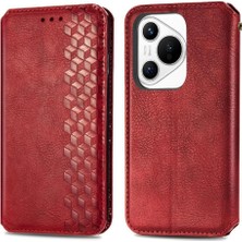 Mays Boutique Huawei Pura 70 Cüzdan Fonksiyonu Için Flip Case Kapak Zarif Deri (Yurt Dışından)