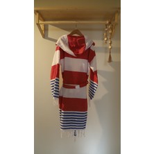 AQUATOLIA Unisex Amor Peştemal Bornoz- Pamuklu - Çocuk Bornozu