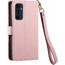 Mays Boutique Samsung Galaxy M55 Fermuar Aşk Deri Kılıf Cüzdan Için Flip Case (Yurt Dışından)