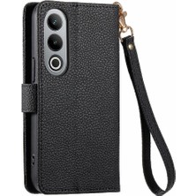 Mays Boutique Oneplus Nord Ce4 Deri Kılıf Için Flip Case Darbeye Aşk Fermuar Cüzdan (Yurt Dışından)